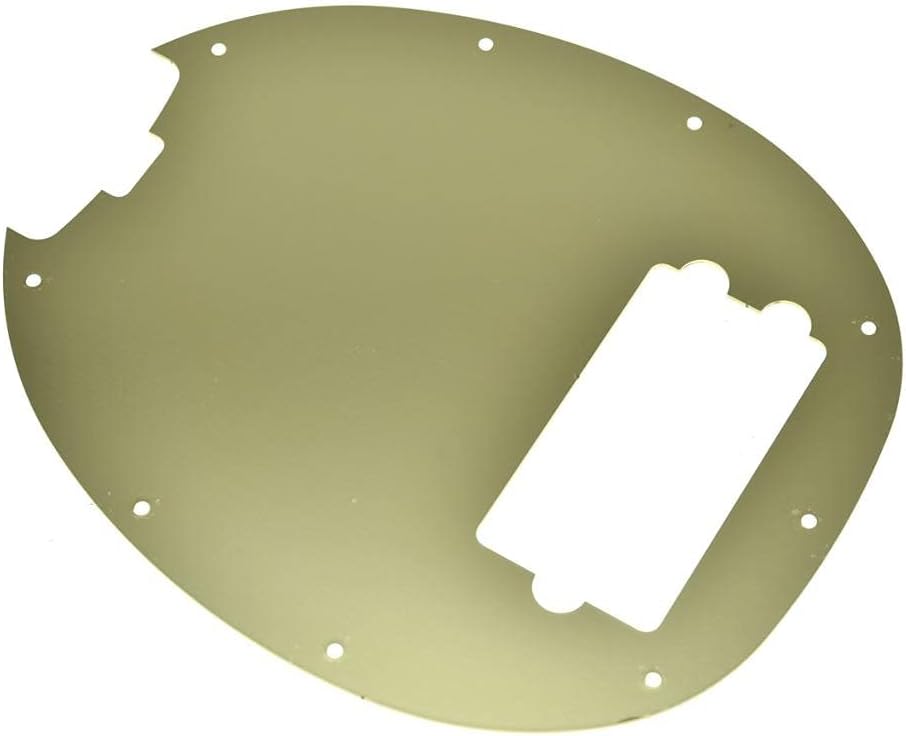 KAISH Metal Aluminium Anodized Bass Pickguard Scratch Plate for Music Man Classic 4 String StingRay Bass Gold