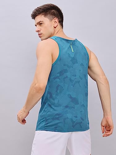 Image of TECHNOSPORT Mens Crew Neck Gym Vest