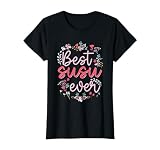 Best Susu Ever - Cute Floral Mom Grandma Mothers day T-Shirt