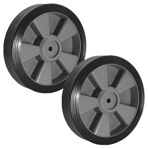 Paquete de 2 Ruedas para Parrilla Ruedas de Barbacoa Rueda de Horno de Barbacoa Piezas de Repuesto para Parrillas Multifuncionales para Barbacoas Multifunción, Diámetro del Agujero de 8 A 10 mm