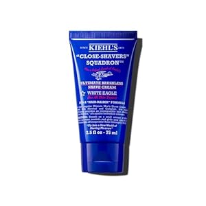 Kiehl’s Ultimate Brushless Shave Cream with Menthol White Eagle, for All Skin Types, with Menthol & Camphor, Instant Refreshing & Cooling Effect, Minimizes Irritation, Primes Skin for Close Shave