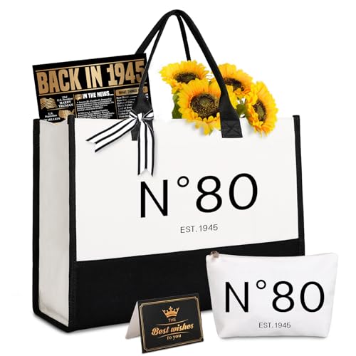 Lamyba 80th Birthday Gifts for Her, 80s Birthday Decorations for