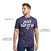 Happy Gilmore Just Tap It in Men's Dark Blue Mineral Wash Oversized Crew Neck Short Sleeve T-Shirt-XL #2