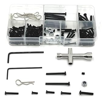Screw Kit Parts for Hyper Go H14BM Screws Kit Replacement,for MJX Hyper Go Screws Replacement,for MJX 14301 14302 14209 14210 Screw Wrench Set.