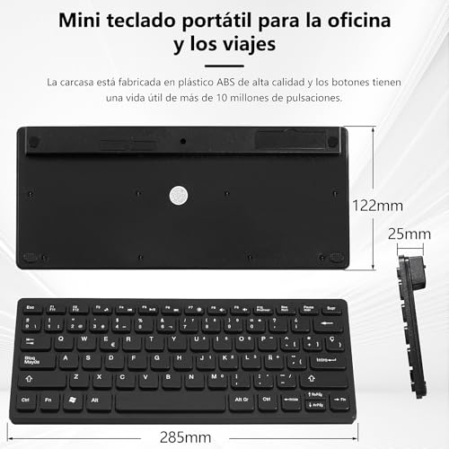 Mini clavier ES CUQI espagnol portable compact usb pour ordinateur - 6