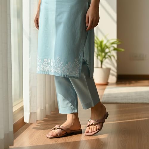 Image of IndieStide Heel Casual Flip Flops Slippers For Girls Women, Comfortable cushioned Chappals