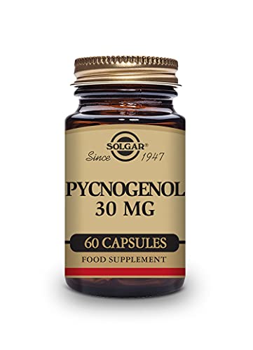 Solgar Pycnogenol 30 Mg, 60 Vegetable Capsules - Antioxidant Protection - Circulatory, Joint And Skin Support - Non-Gmo, Vegan, Gluten Free, Dairy Free, Kosher - 60 Servings #TOP2