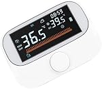 Marhynchus Smart Thermostat ABS Programmable Temperature Controller LCD Display Wireless Range Up to 984.3 Ft One to One Control for Home Room Heating Setup