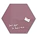 Produktbild SIGEL GL282 Glas-Magnetboard / Magnettafel Artverum Rot, Sechseck, 40 x 46 cm - weitere Farben/Form