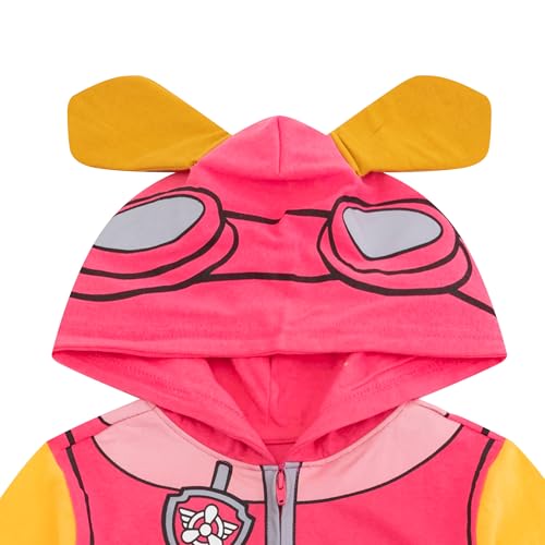 Disfraz Paw Patrol con capucha para niñas miniatura 3