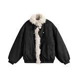 GYECWIOCM Retro Unisex Loose Warm Versatile Casual...