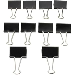 Yanghaodisy 12 Stück Foldback-Klammern 51mm