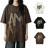 [Vincent house] tシャツ ロゴ レデイース トップス 五分袖 丸首 クルーネック ゆったり ロング ビックシルエット カットソー 大きいサイズ オシャレ 韓国風 ファッション 体型カバー ビックtシャツ 夏服 夏