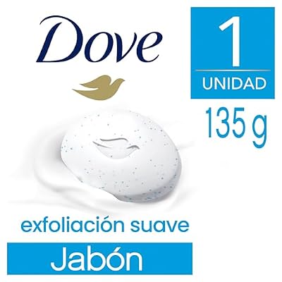 Dove Soap Exfoliacion Suave 4.75 Oz/ 135g (Gentle Exfoliating), 4.75 Fl Oz