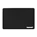 TECKNET L Tappetino per Mouse da Gioco, Gaming Mouse Pad Impermeabile- Dimensione 320x240x3mm- Base Antiscivolo in Gomma - Trattato Speciale Tessuto - Nero