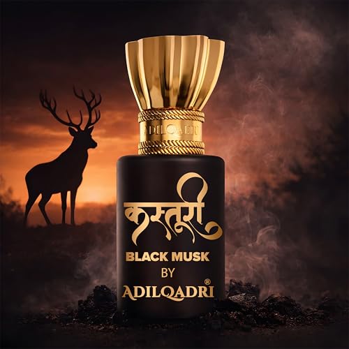 Image of Adilqadri Kasturi Musk Attar 5.5ml for Men & Women | Non-Alcoholic Roll-On Perfume | Rich Musky Fragrance Oil | Long-Lasting Scent | Travel-Friendly Pocket Attar