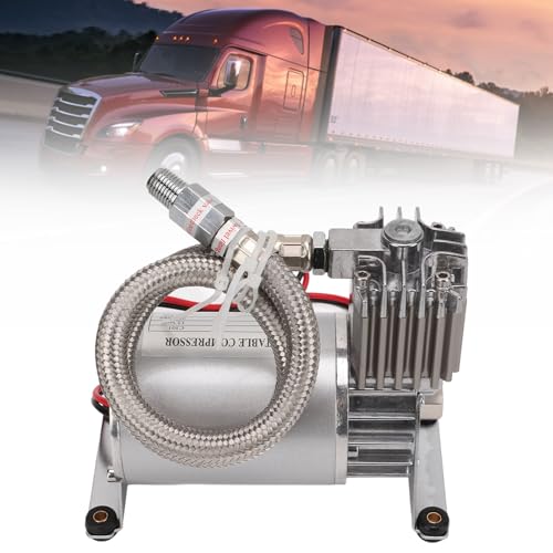 Yctze Compresor De Aire De Alta Resistencia 20A 150 PSI Metal Universal Para Vehículos De 12 V Yates Barcos