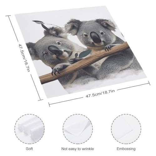 Servilletas de Tela Cuadradas 18.7 in x 18.7 in Pack x4 miniatura 2
