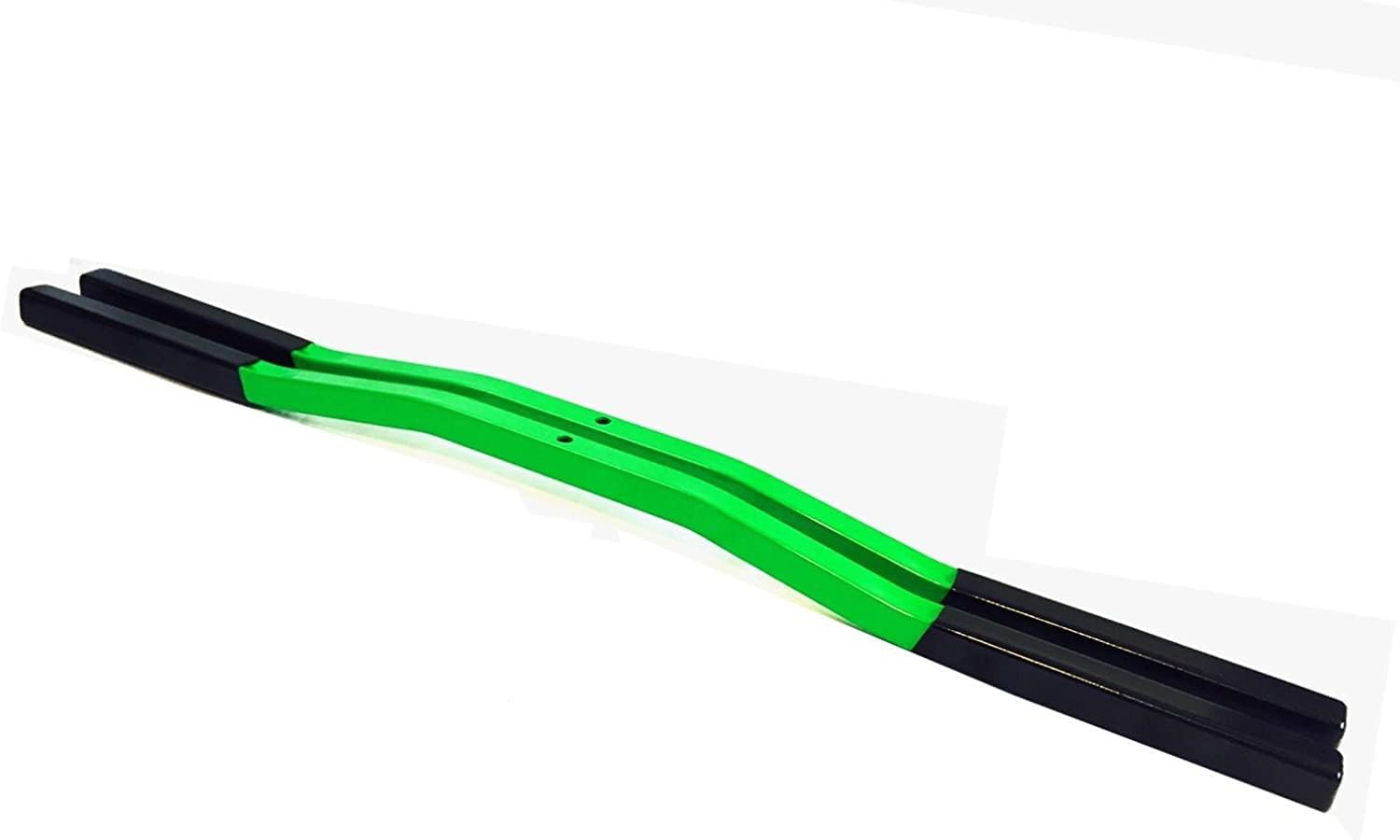 SBN Green Ski Bars/Hold Down Bars Black Boots