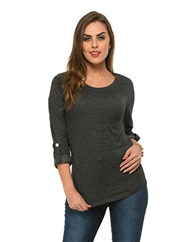 Image of Frenchtrendz Women'sCotton Poly Top(XS-4XL)