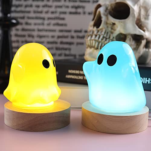 5 Moldes de Silicone Halloween Ghost - Moldes de lâmpada de resina em forma de fantasma de Halloween
