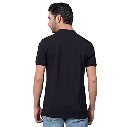 Image of Red Tape Henley Neck T-Shirt for Men | Comfortable & Breathable