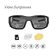 OhO Camera Glasses,32GB 1080P Full HD Sports Cam Sunglasses with Built in 15MP Camera and Polarized UV400 Protection Safety and Interchangeable Lens