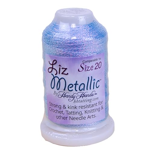 Liz Metallic, Size 20, Icey Blue