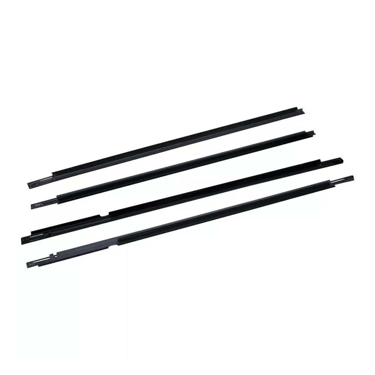 Xmsbcbcz 03-08 Black Sealing Strip 4Pcs Car Outer Door Seal Windows Rubber Weatherstrip For Toyota For Corolla Altis 4 Sedan Zze121 Zze122 2003-2008(03-08 Black)