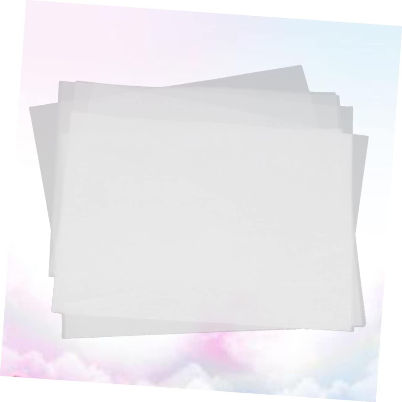 ULDIGI 50pcs Engineering Drawing Paper Tracing Paper for DIY Translucent Fade Resistant