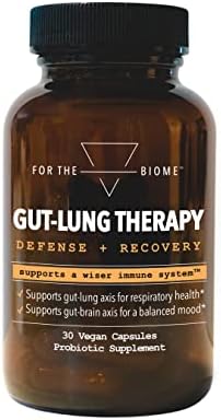 For The Biome Gut-Lung Therapy | Prebiotic, Probiotic, Postbiotic, Formula for All in One Gut Health | Clinically Proven