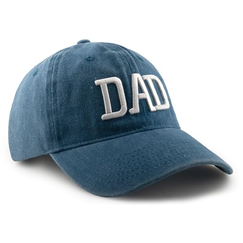 Image of Mom Dad Embroidered Baseball Caps Set of 2 Adjustable Couples Cotton Hats | Soft cotton matching caps with premium embroidery and adjustable fit, perfect for couples, parents, family photos and gifts.