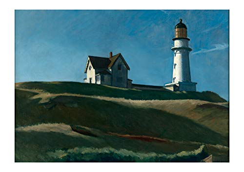 Lighthouse Hill d'Edward Hopper : sublimez votre bureau avec cette impression encadrée