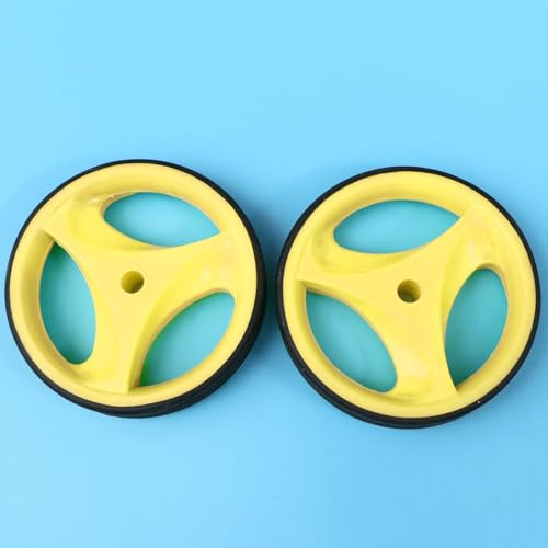 Ruedas de entrenamiento para bicicleta con soporte, 12-20 pulgadas, silenciosas, auxiliares y equilibradoras, color amarillo, compatibles con bicicletas miniatura 7