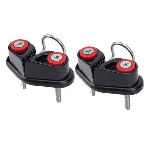 Qcwwy Taquet à Came de Kayak, Taquet à Entrée Rapide en Alliage d'aluminium Léger pour la Voile et Le canoë, Conception Adhérence Maximale pour Les Amateurs de Navigation de Plaisance