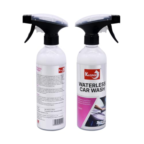 KASDER Waterless Car Wash Spray Towel Kit,Swift Wipe Rinseless