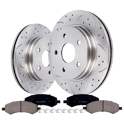 Front Disc Brake Pads & Rotors Kit for Ram 1500