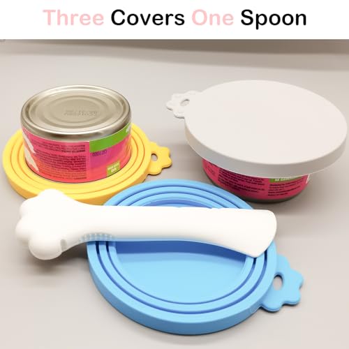 Fundas para latas de comida para perros y gatos para conservar el alimento fresco 3