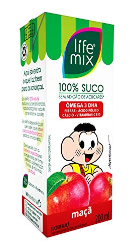 Life Mix Kids Suco De Maçã 200Ml - Turma Da Mônica