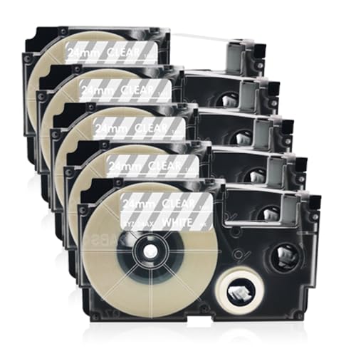 Flowerty �݊��l�[�������h �e�[�v 24mm ���� XR-24AX �����n������ 5�Z�b�g �l�[�������h ���x�����C�^�[ �e�[�v ����8m �J�V�I �e�[�v�J�[�g���b�W