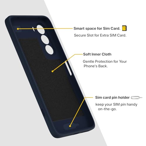 Image of Pikkme Back Cover for OnePlus Nord CE 6 Lite 5G Soft Matte Silicone Mag-Safe Design (Mag-Safe Not Support) Camera Protection | Slim Fit Bumper Cover (Blue)