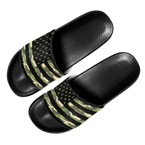 Image of Footwear for Mens Open Toe Athletic Sandals Anti-Slip Sole Slide Sandals Pillow House Flat Shoes Comfortable Slip On Slippers for Indoor & Outdoor