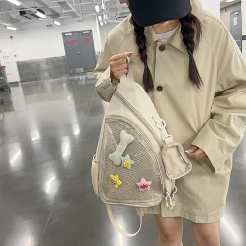 Sac de poitrine transparent anti-perte d'objets pour surmonter les contrôles - 5