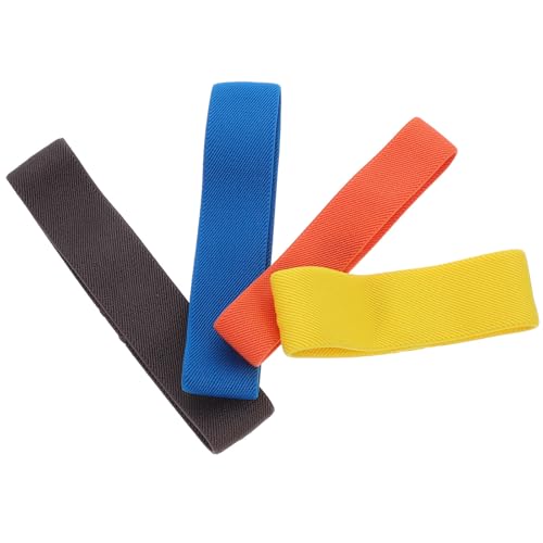 OSALADI Bandes Élastiques en Nylon Flexibles Usage Polyvalent et Ajustement Flexible Lot de 4 Sangle de Fixation Portable pour Boîte à Bento pour Préparation de Repas et Voyage