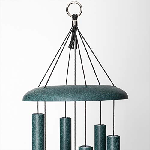 Corinthian Bells By Wind River – 36 Inch Green Wind Chime For Patio, Backyard, Garden, And Outdoor Décor (Aluminum Chime) Made In The Usa #TOP4