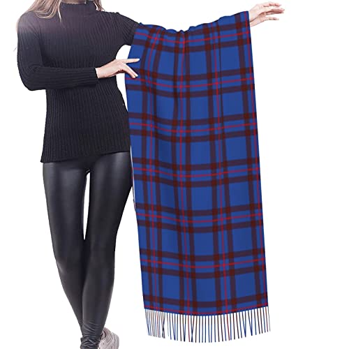 Winter Warm Wrap Shawl Elliot Modern Tartan Print Scarves Blanket Scarf For Women Men2