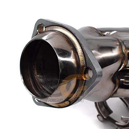 POWERGO MOTORSPORT 1152403820 1-1/2 x 2-5/8 inches 304 Stainless Steel Shorty Headers
