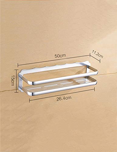 Estante para toallas de baño GZ en aluminio negro de una sola capa para pared del inodoro