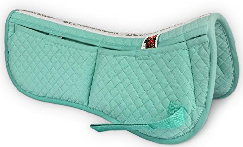 ECP Equine Comfort Products Correction Half Saddle Pad with Adjustable Memory Foam