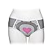 JINX Portal 2 Women's Companion Cube Briefs (Light Grey, Medium)